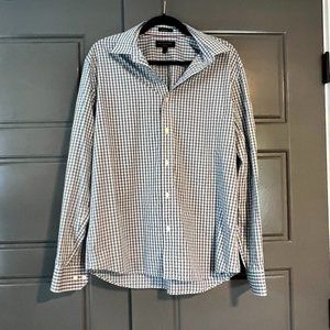 Men's Large Banana Republic Non-Iron Untucked Fit Long-Sleeve Shirt